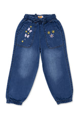 Girls Blue Jogger Pants |