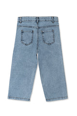Girls Baggy Jeans | Sky blue