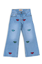 Girls Bell Bottom Jeans