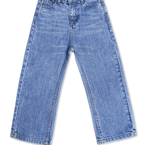 Boys Light Blue Baggy Jeans