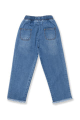 Girls loose fit Pant With elasticated belt