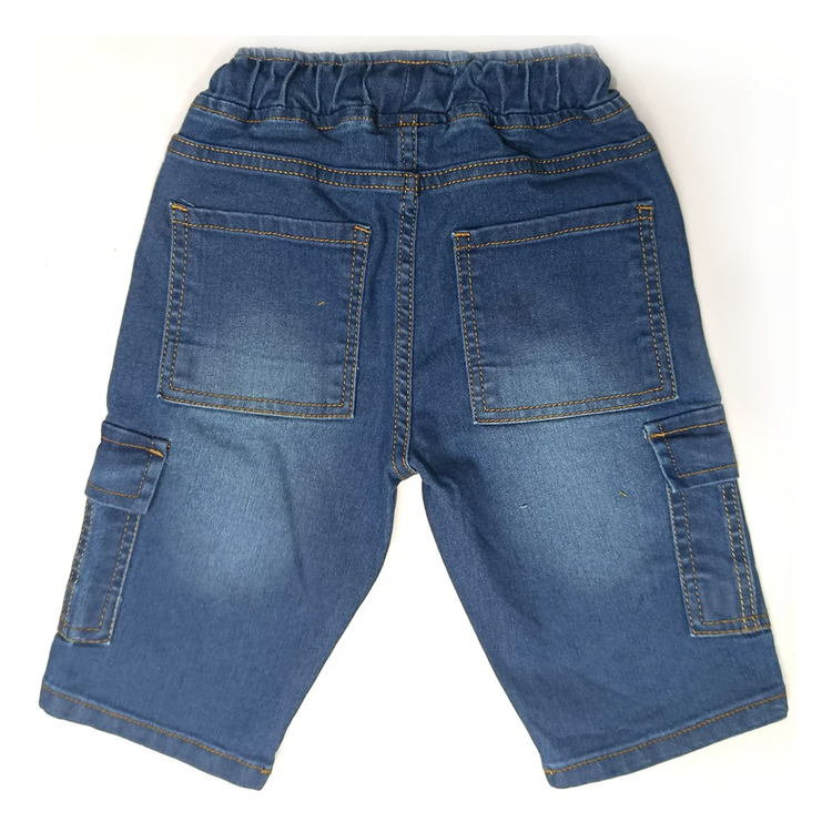 Boys denim cargo short