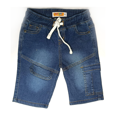Boys denim fashion pkt short