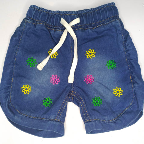 Girls denim short
