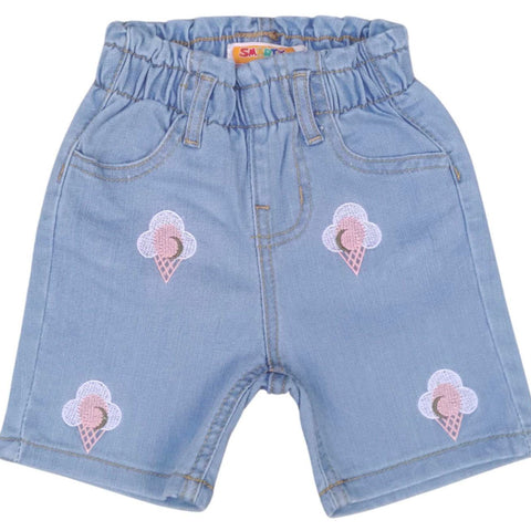 Girls denim short