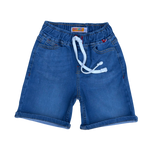 Boys Blue Denim Drawstring Shorts