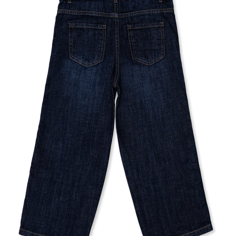 Girls Bow Pearl Denim Jeans