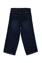 Girls Bow Pearl Denim Jeans