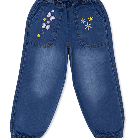 Girls Blue Jogger Pants |
