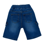 Boys Blue Denim Cargo Shorts