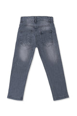 Boys Grey slim fit denim pant