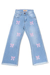 Girls Bell Bottom LT Blue