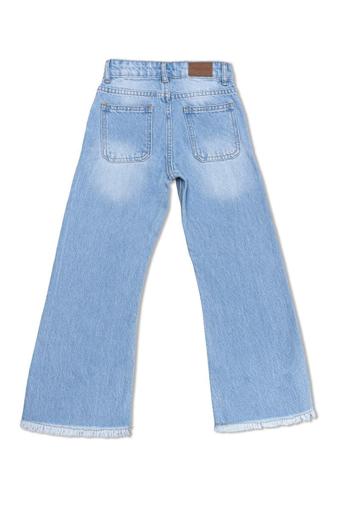 Girls Bell Bottom LT Blue