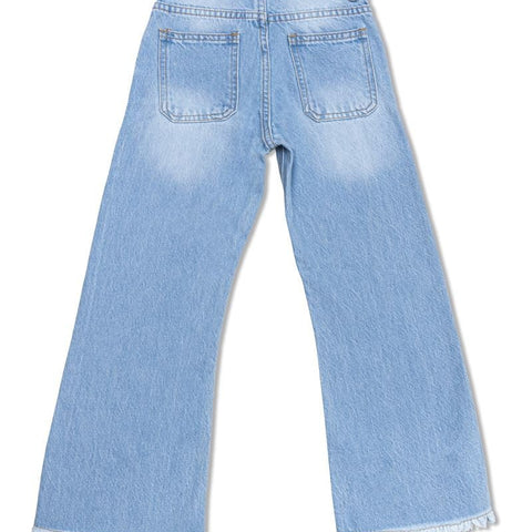 Girls Bell Bottom LT Blue