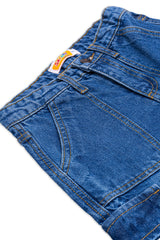 Boy's cargo-style denim jeans