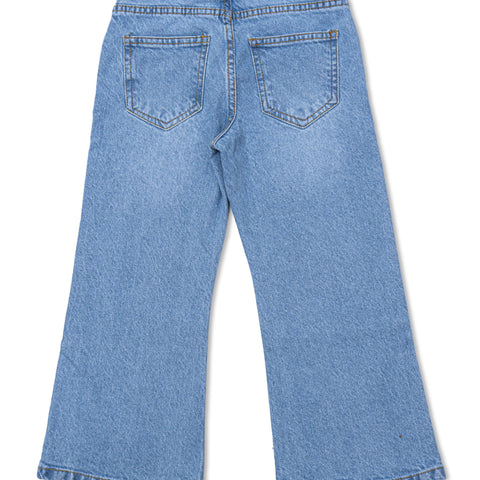 Girls Bell Bottom Jeans