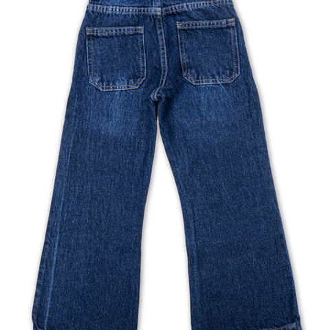 Girls Bell Bottom Dk Blue