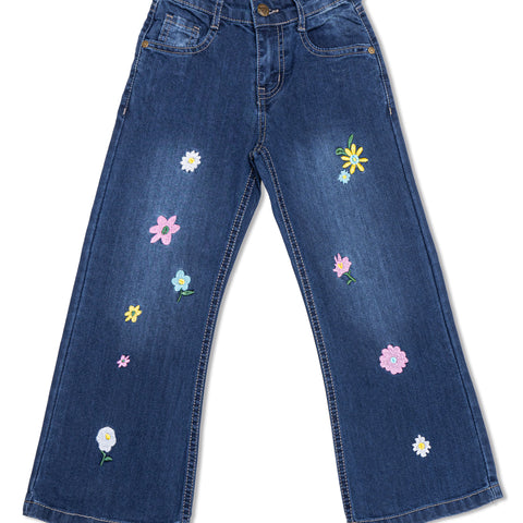 Wide Leg Denim For Girls