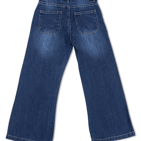 Wide Leg Denim For Girls