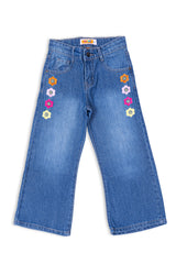 Girls light blue denim