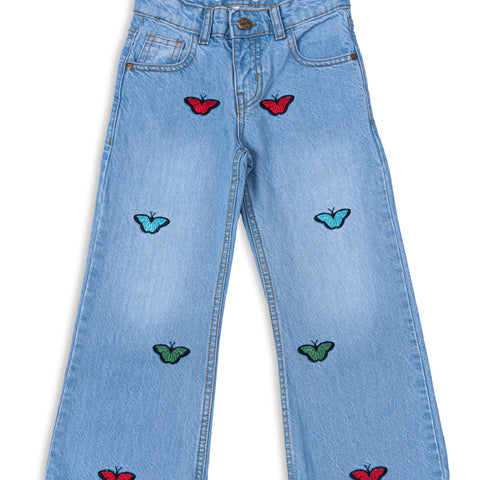 Girls Bell Bottom Jeans