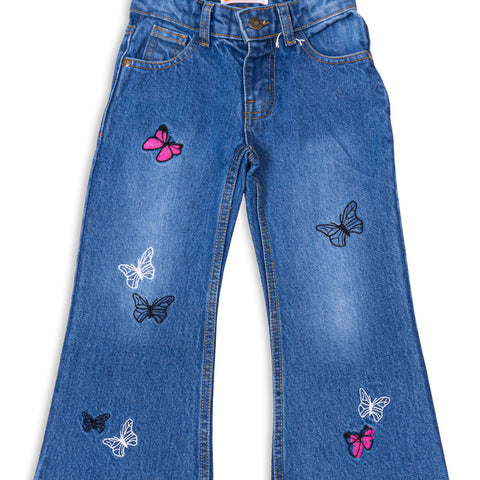 Girls Bell Bottom Jeans