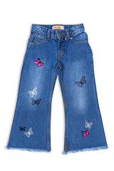 Girls Bell Bottom Jeans