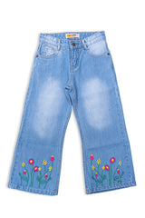 Girls Bell Bottom Jeans