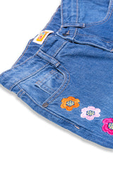 Girls light blue denim