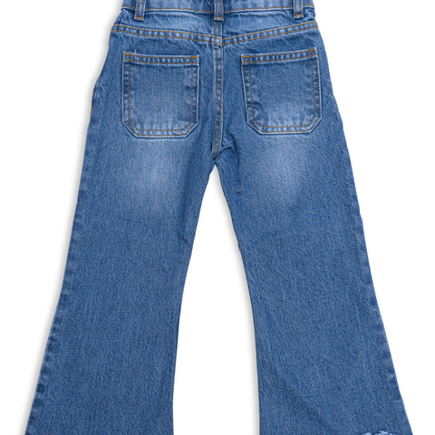 Girls Bell Bottom Jeans