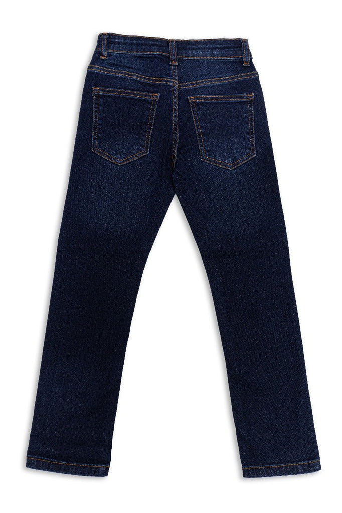 Boys Dark blue denim Pant