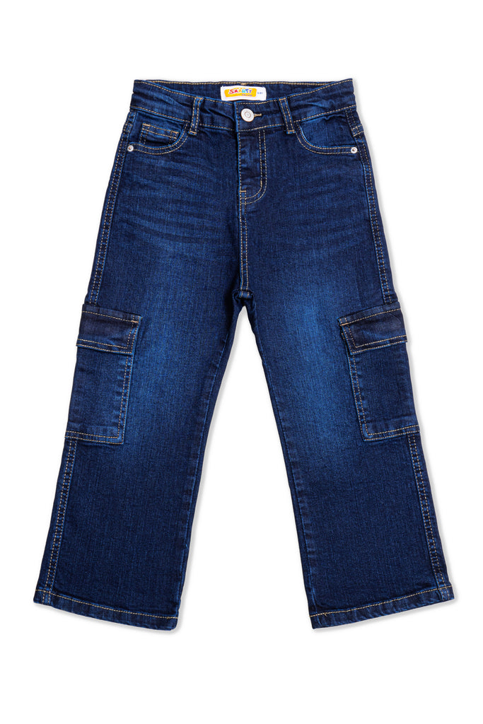 Boys Baggy Cargo Jeans