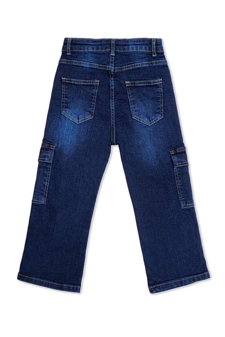 Boys Baggy Cargo Jeans