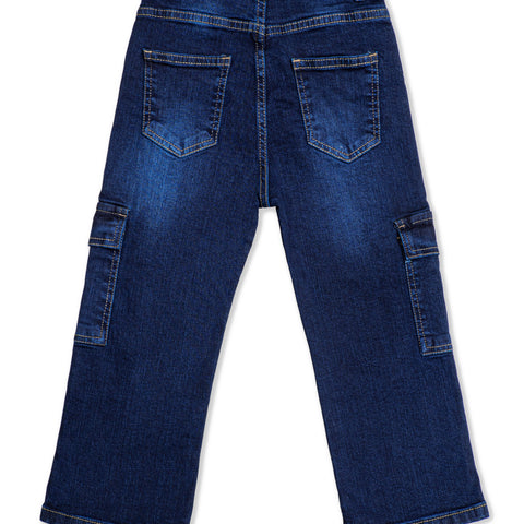 Boys Baggy Cargo Jeans