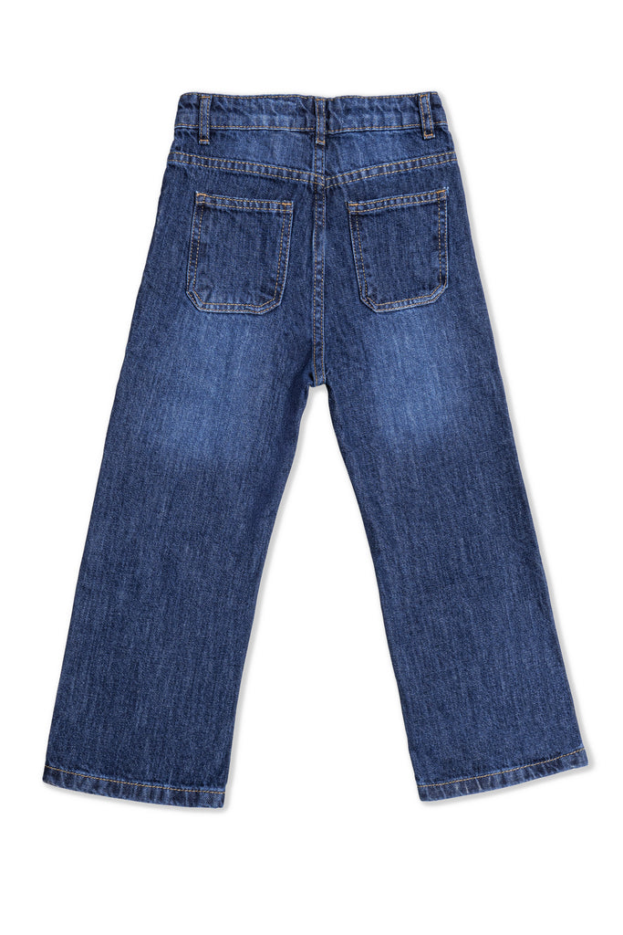 Girls Flowered beggy Jeans