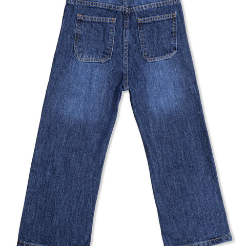 Girls Flowered beggy Jeans