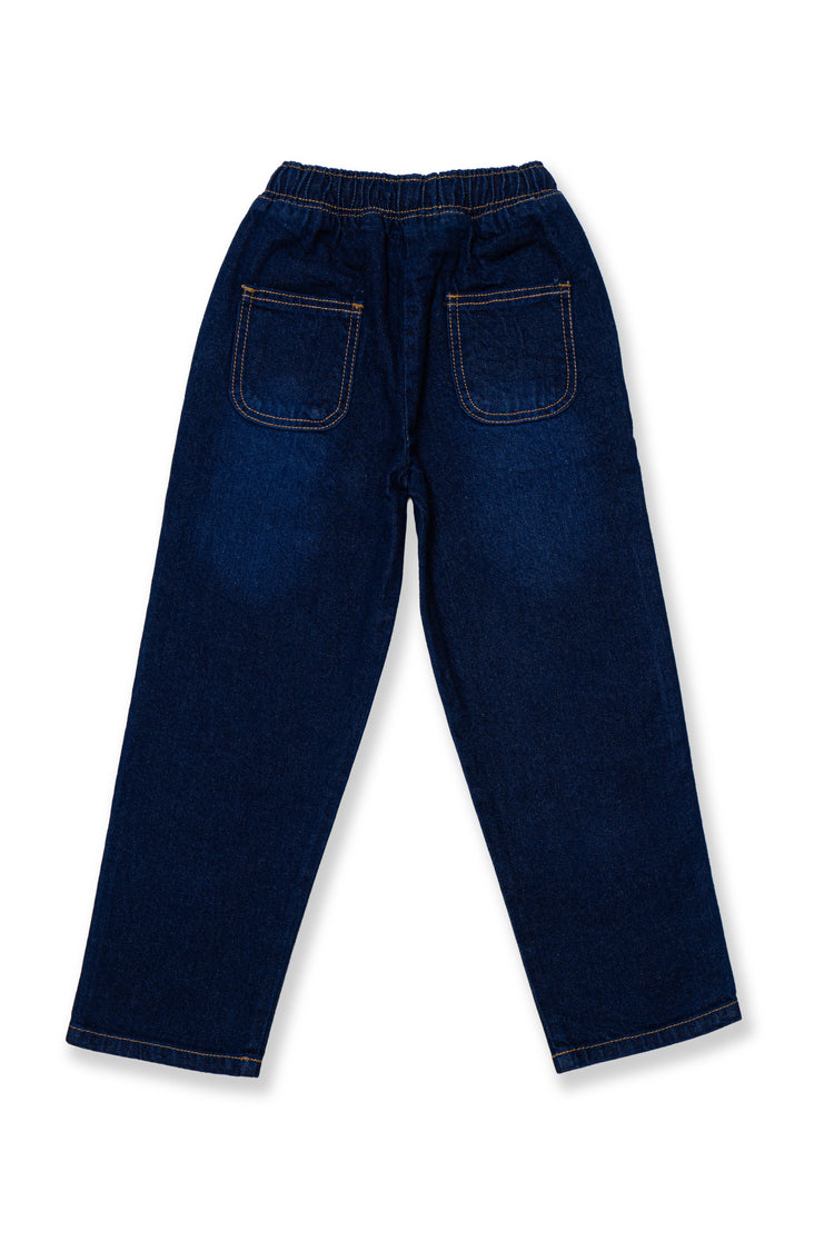 Girls loose fit Pant With elasticated belt