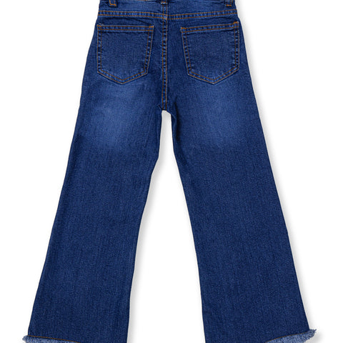 Wide leg Blue Denim Jeans
