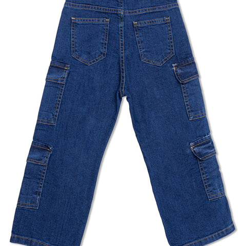 Boy's cargo-beggy style denim jeans