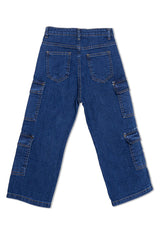 Boy's cargo-beggy style denim jeans