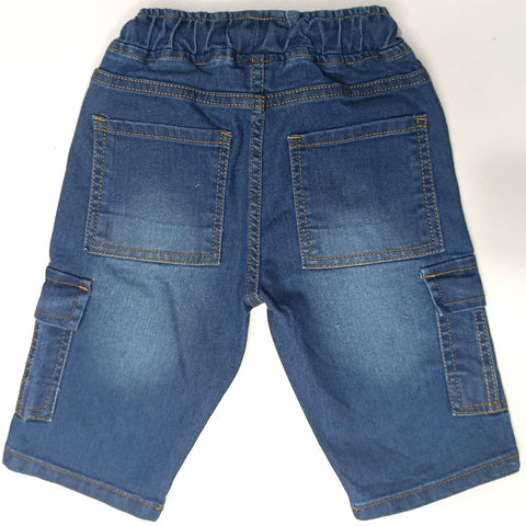Boys denim cargo short
