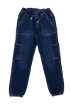 Boys Comfortable Denim Cargo Pant