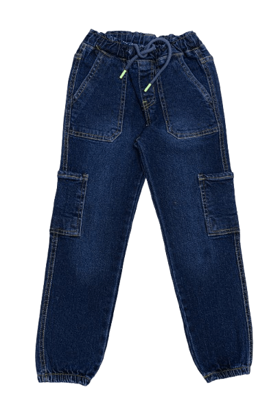 Boys Comfortable Denim Cargo Pant