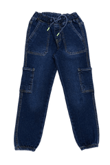 Boys Comfortable Denim Cargo Pant