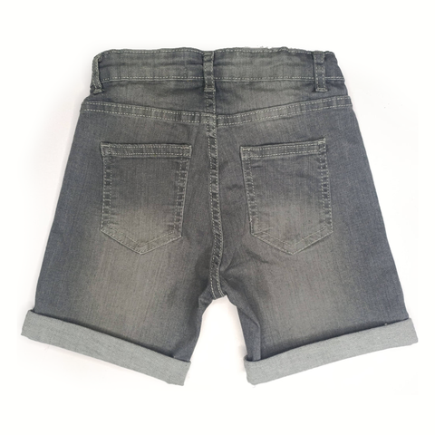 Boys grey denim short