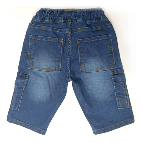Boys denim cargo short