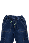 Boys Comfortable Denim Cargo Pant