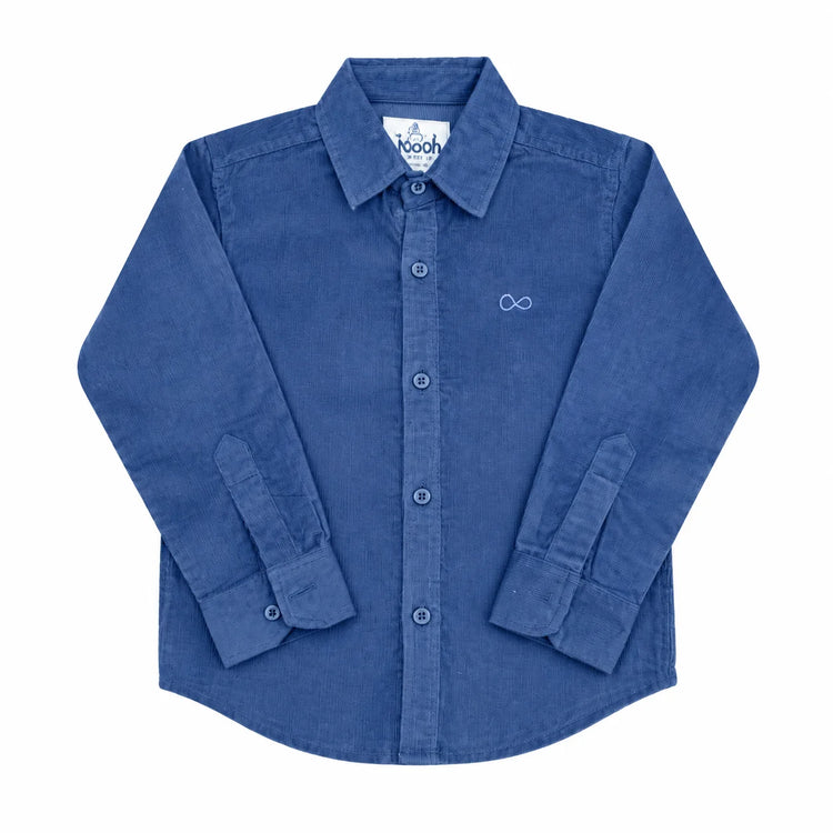 Boys Corduroy Shirt Navy blue