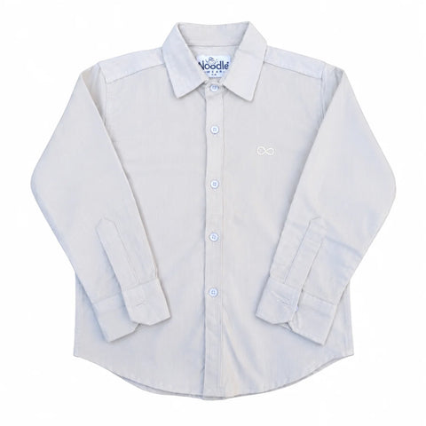 Boys Corduroy Shirt Off White