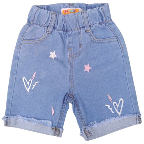 Girls denim short